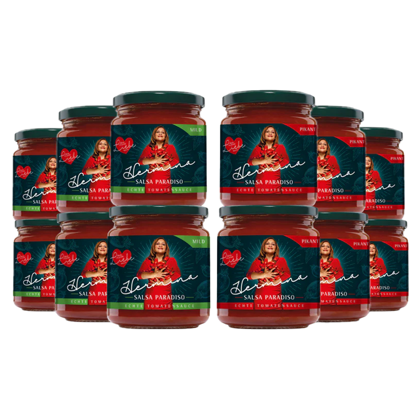 Salsa Paradiso 6 Mild + 6 Pikant