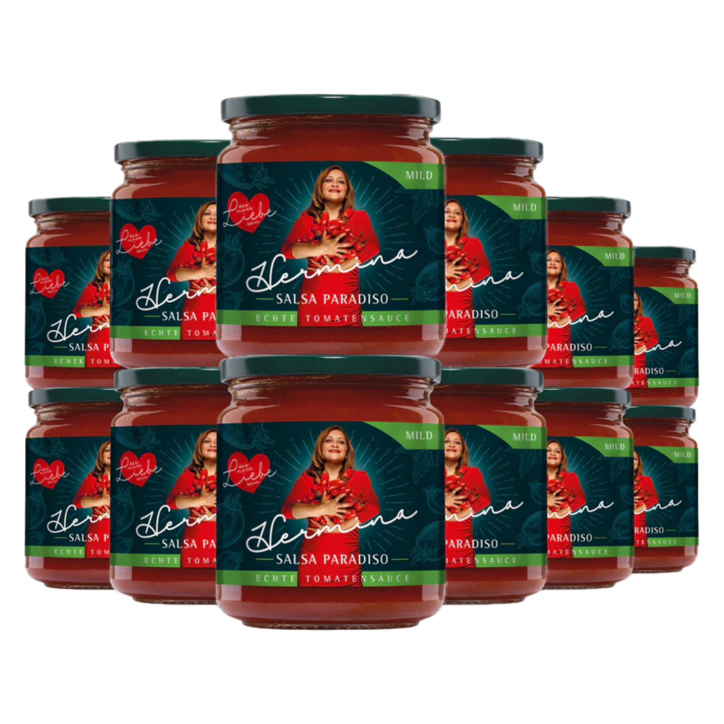 Salsa Paradiso Mild 12 Gläser