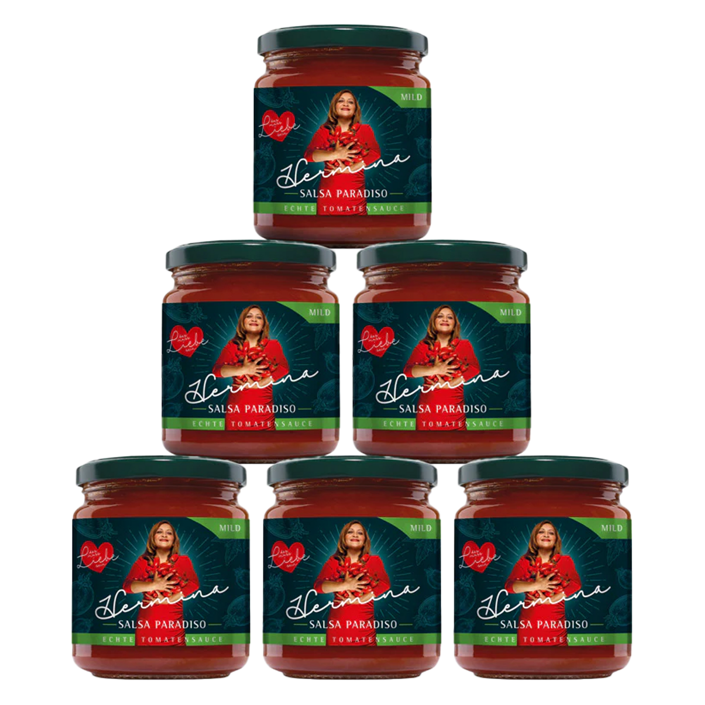 Salsa Paradiso Mild 6 Gläser