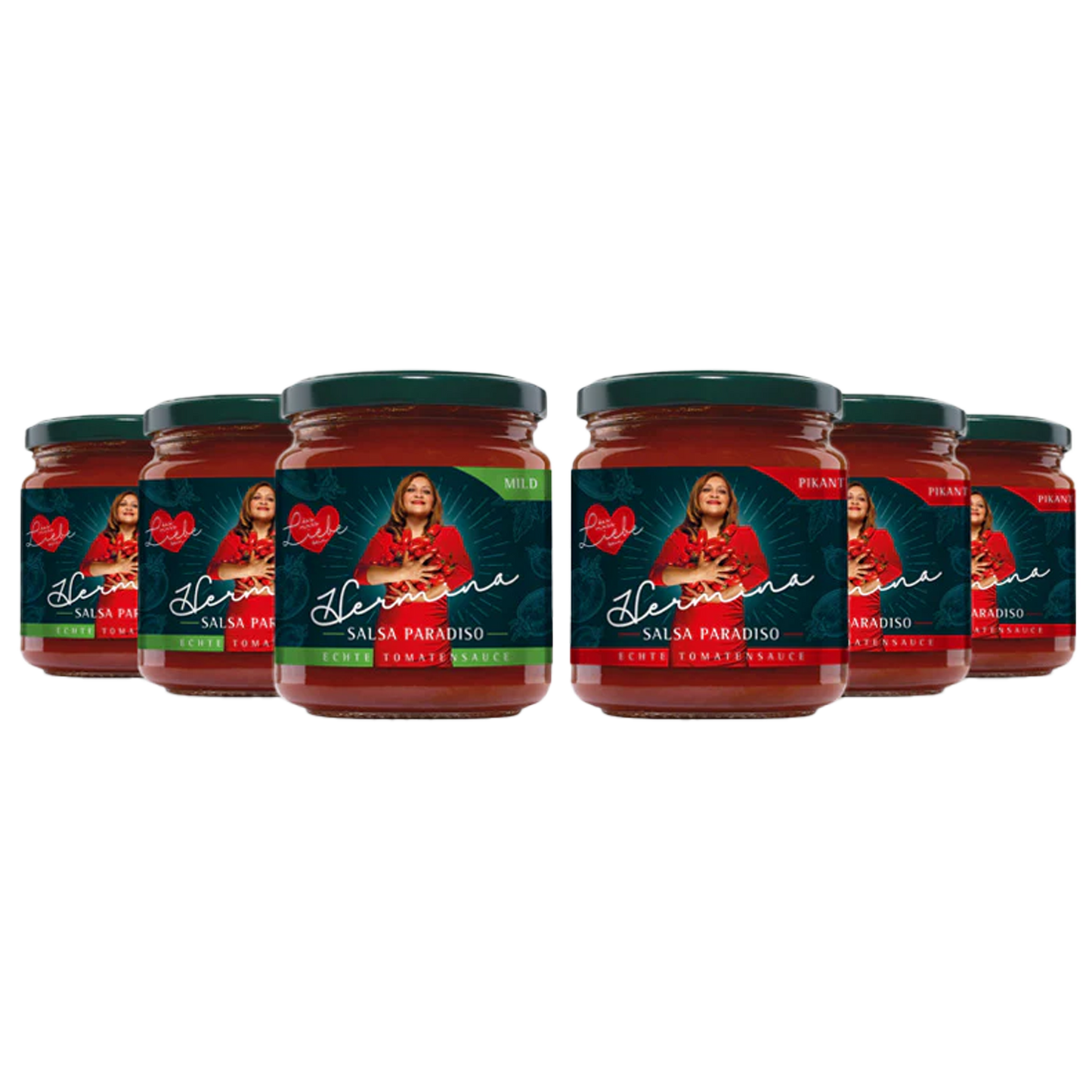 Salsa Paradiso 3 Mild + 3 Pikant